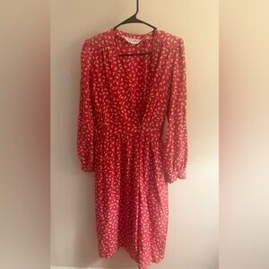 Vintage 100% silk Lillie Rubin wrap dress